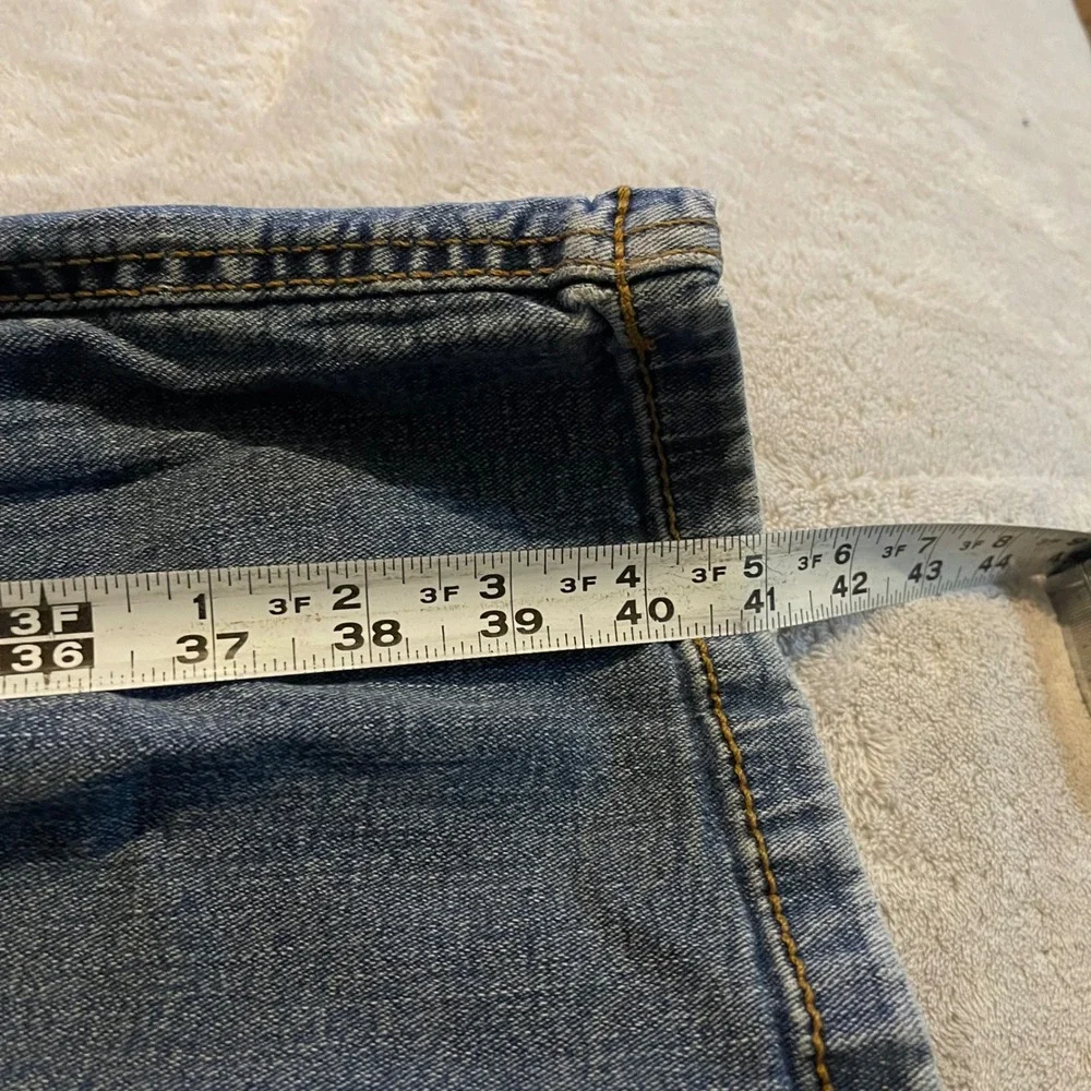 Urban Star Jeans Mens 36x32 Blue Straight Leg Stretch Denim Pants Mid Rise